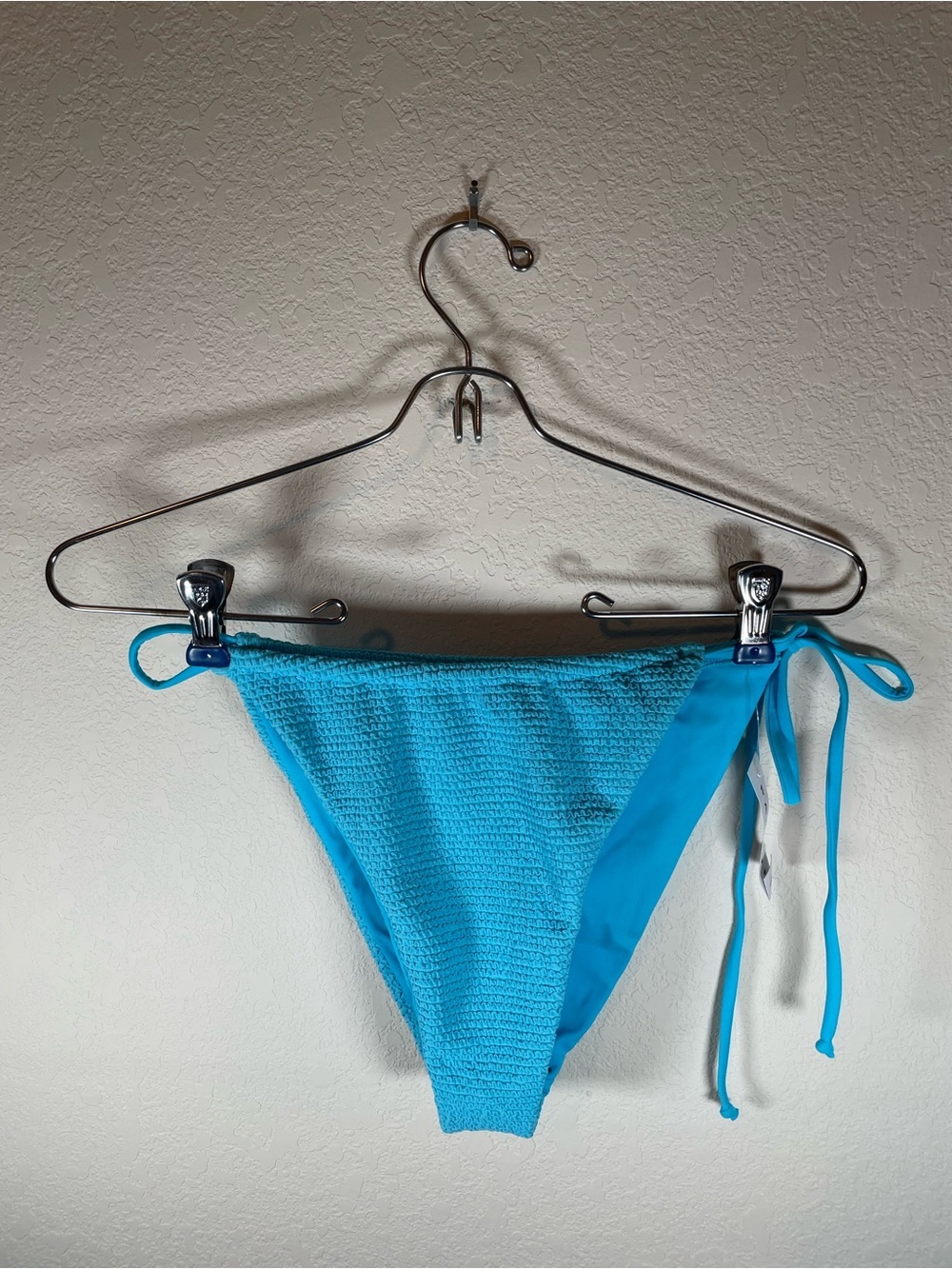 LA Hearts by PacSun Turquoise Blue Tie-Side Bikini Bottom
